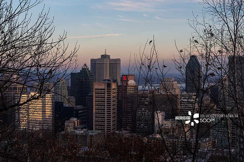 蒙特利尔天际线图片素材