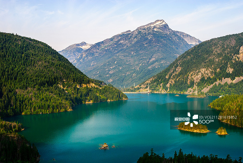 迪亚波罗湖图片素材