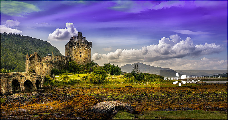 艾琳多南城堡风光图片素材