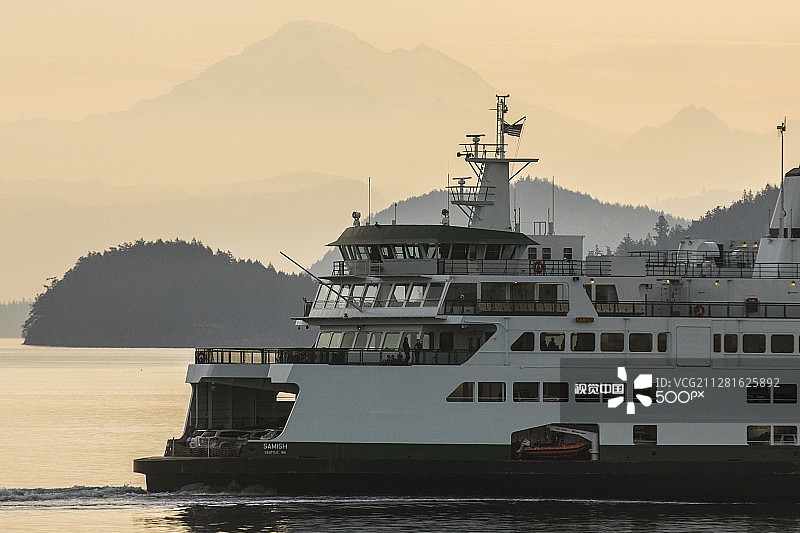 圣胡安岛渡轮之旅图片素材