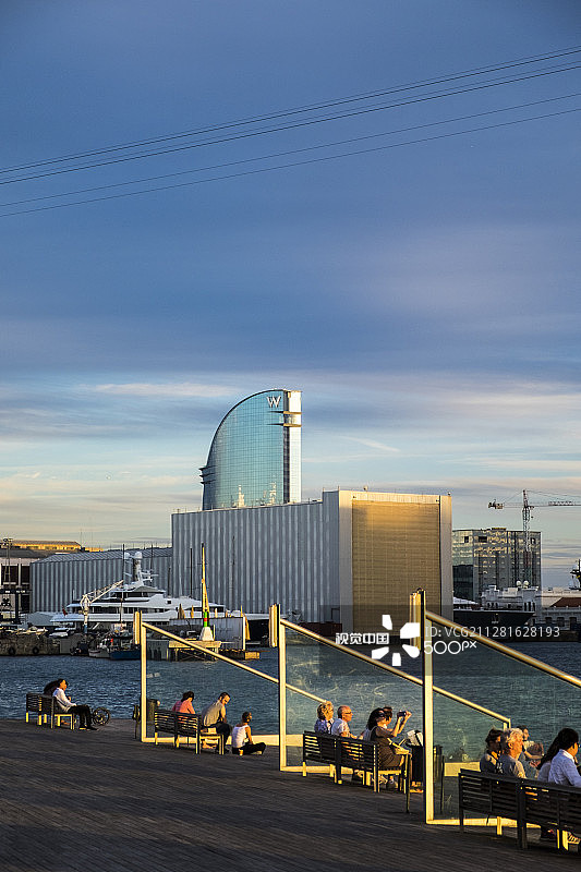 巴塞罗那兰布拉大街图片素材