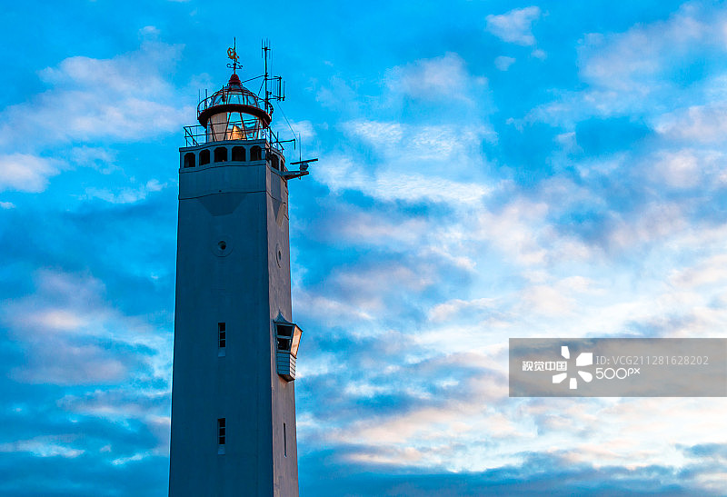 诺德韦克海滨灯塔图片素材