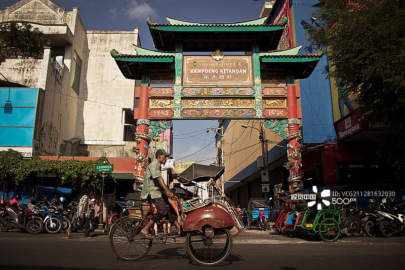 日惹街头生活图片素材