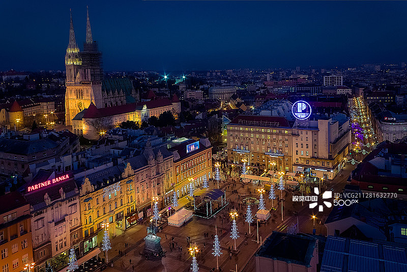 克罗地亚萨格勒布图片素材