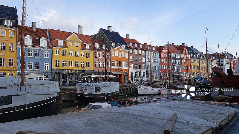 哥本哈根新港港口图片素材