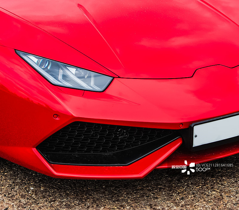 跑车前大灯图片素材