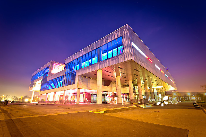 萨格勒布当代艺术博物馆外观图片素材