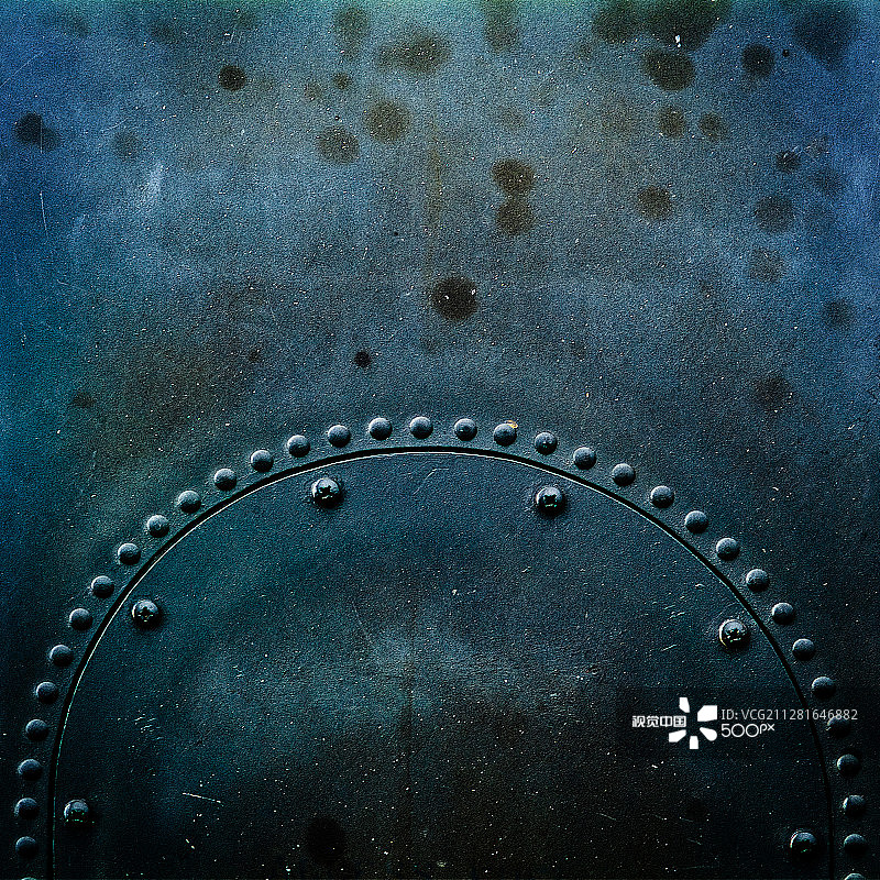 蓝色铆钉图片素材