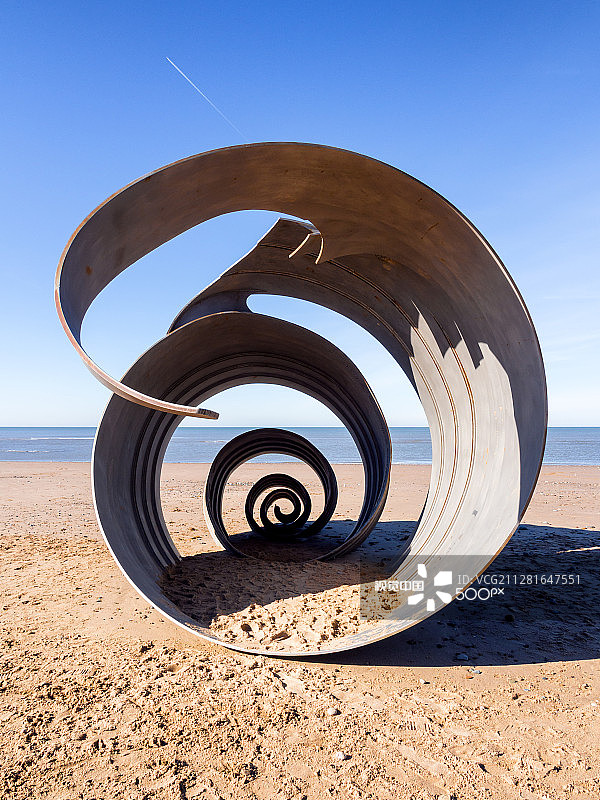 英国兰开夏郡克利夫利斯圣玛丽贝壳图片素材