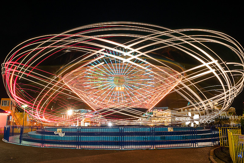 日本横滨的灯光图片素材