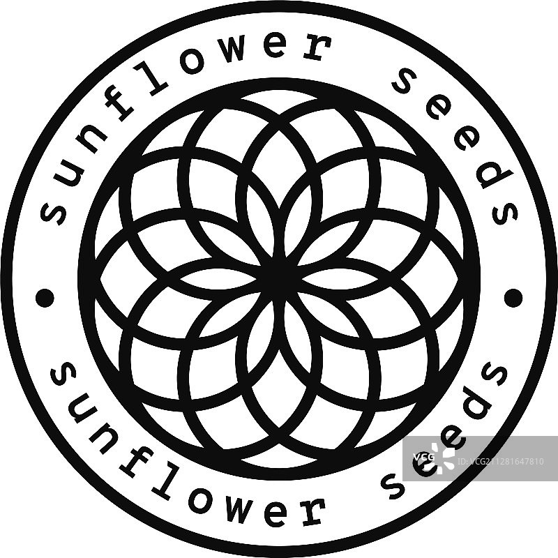 葵花籽Logo图片素材