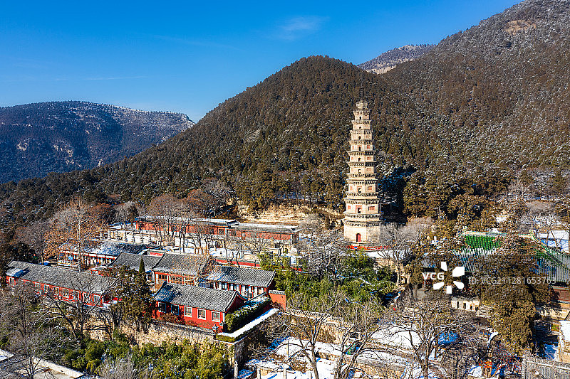 济南灵岩寺图片素材