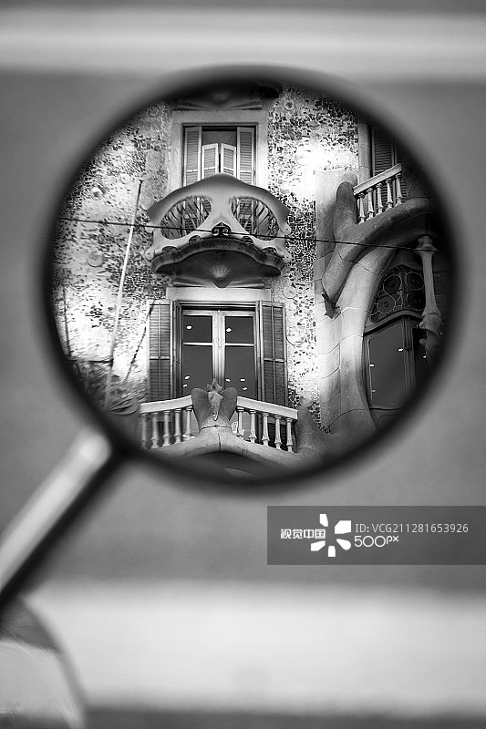 安东尼·高迪设计的巴特罗之家，巴塞罗那图片素材