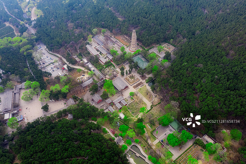 济南灵岩寺图片素材