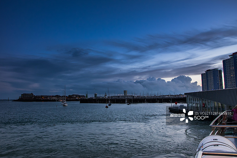 戈斯波特海滨风光图片素材