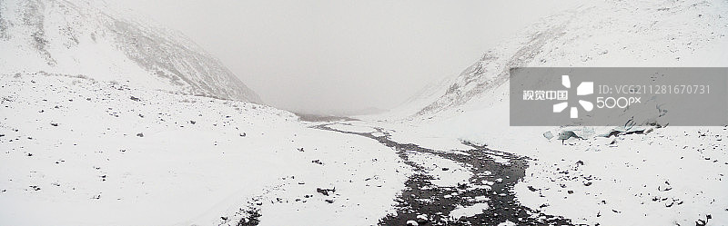 拜伦冰川图片素材