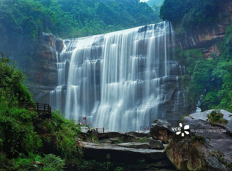 赤水大瀑布图片素材