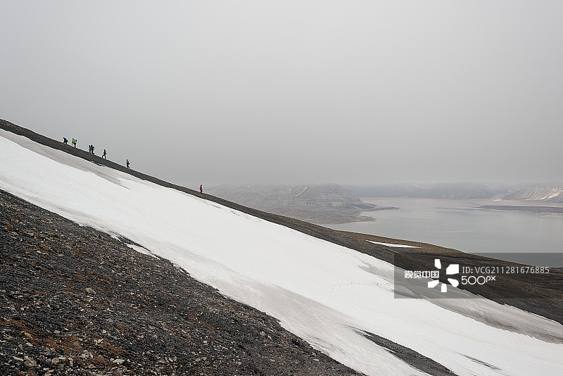 朗伊尔城，斯瓦尔巴群岛和扬马延图片素材