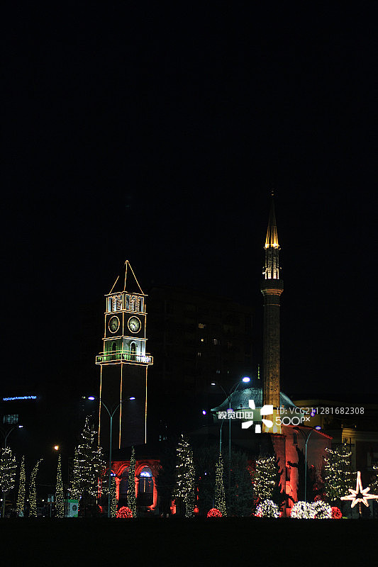 地拉那的圣诞节图片素材