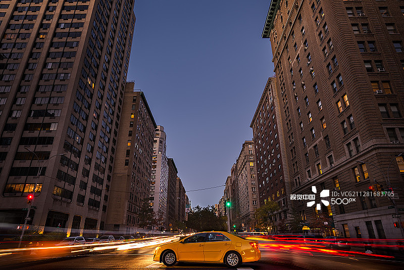 纽约市公园大道图片素材