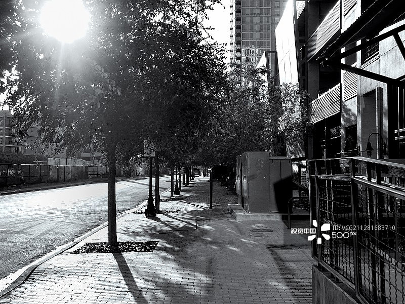 街道和人行道图片素材