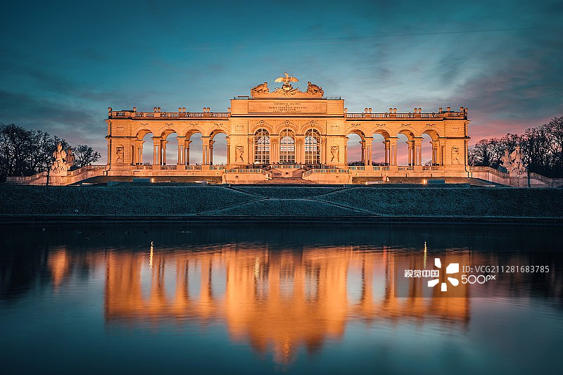 维也纳美泉宫图片素材