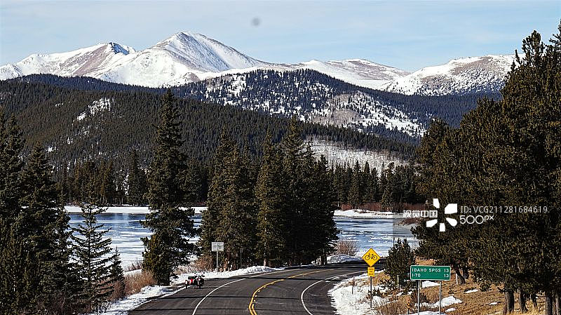 科罗拉多州的回声湖图片素材