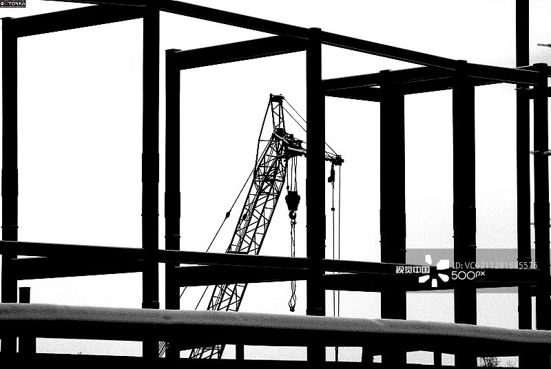 建筑工程开始图片素材