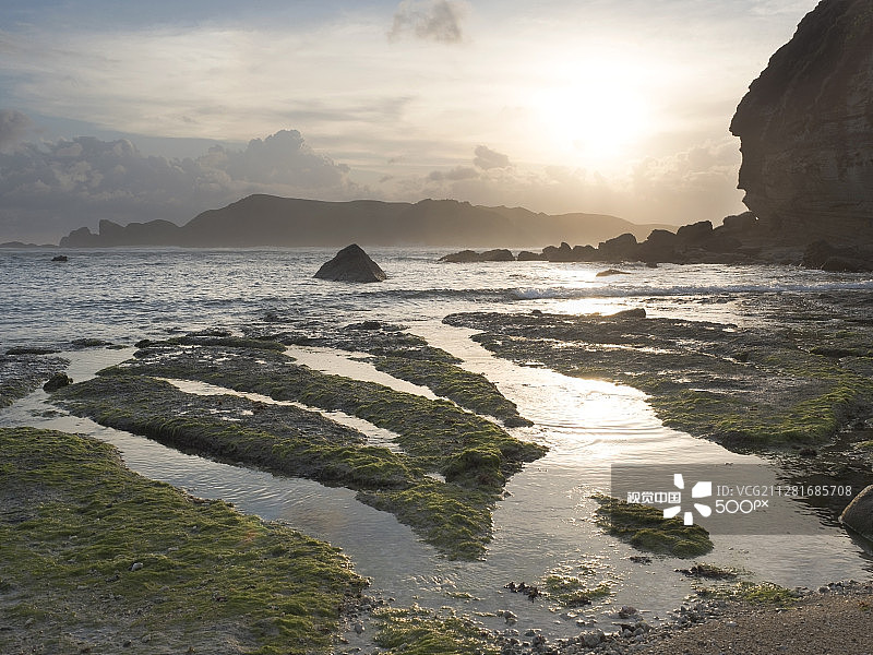 龙目岛日落图片素材