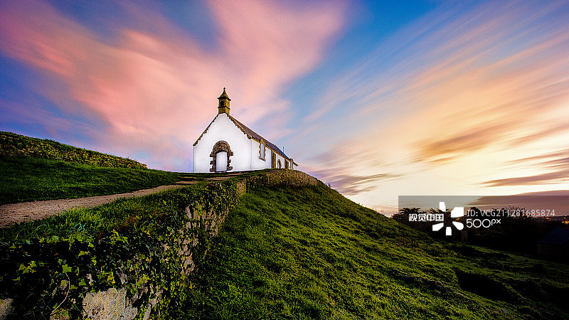 圣米歇尔小教堂图片素材