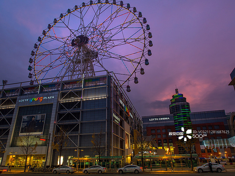 韩国蔚山的大转轮图片素材