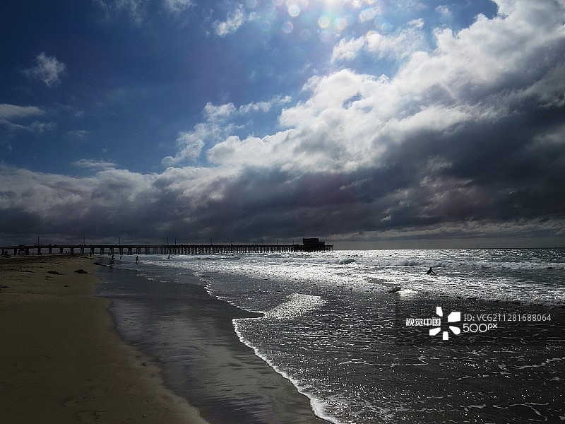 纽波特海滩图片素材