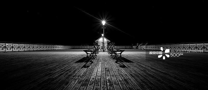 码头尽头图片素材