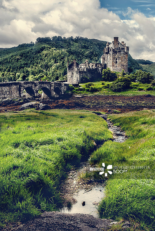 多南城堡 - 苏格兰图片素材