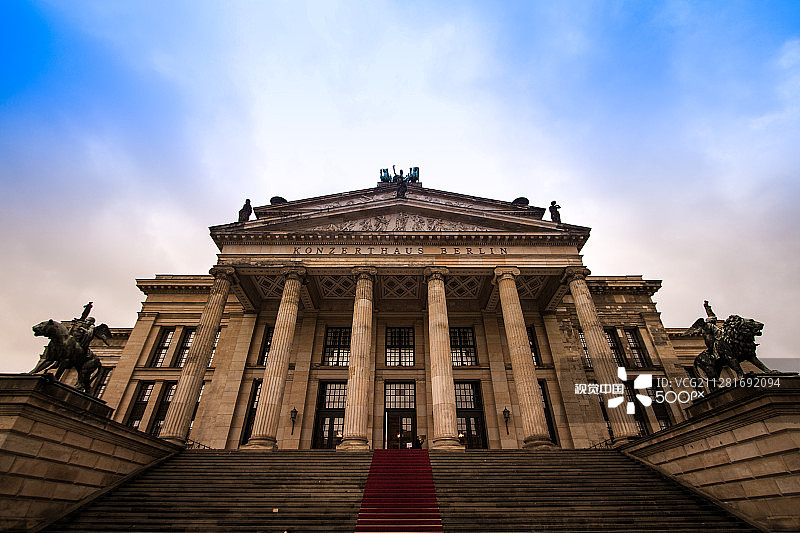 柏林宪兵广场的音乐厅图片素材