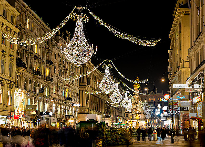 格拉本大街，维也纳图片素材