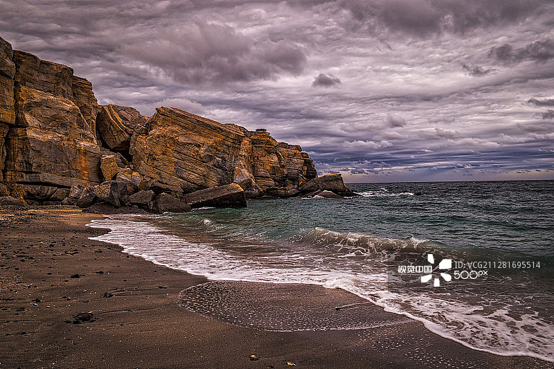 阿曼穆桑达姆半岛海滩图片素材