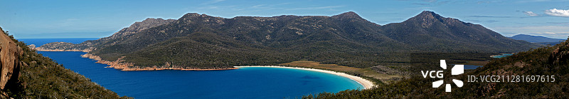 塔斯马尼亚酒杯湾图片素材