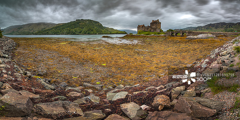 艾琳多南城堡全景图片素材