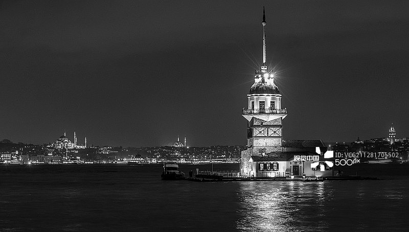 少女塔，伊斯坦布尔图片素材