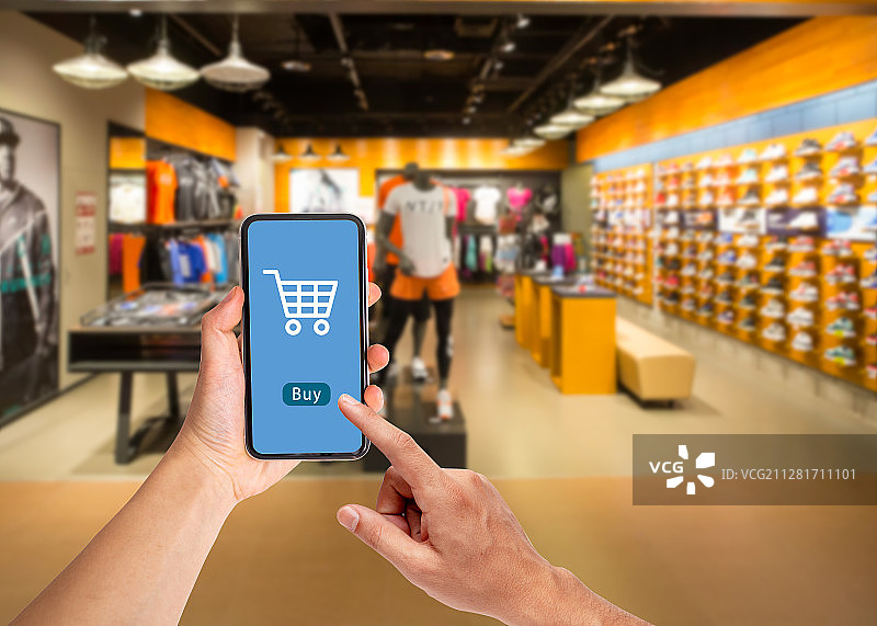 手机在线购物图片素材