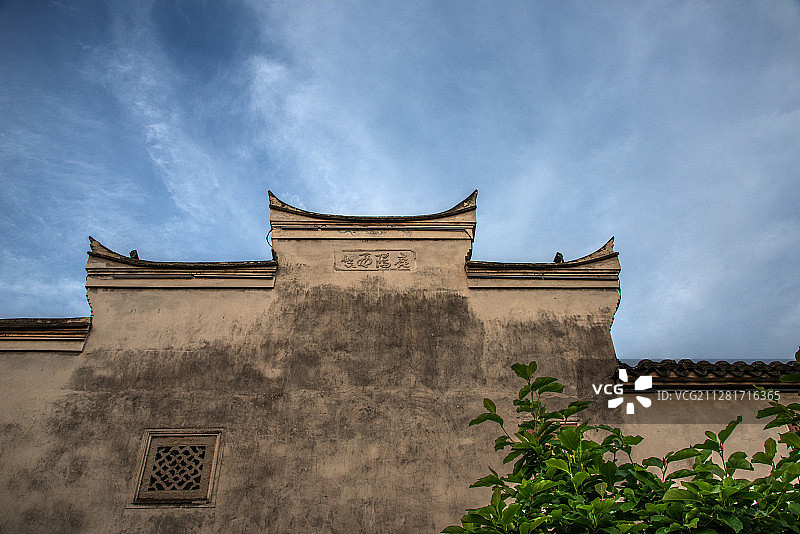 印记    浙江省宁波市宁海县前童古镇图片素材