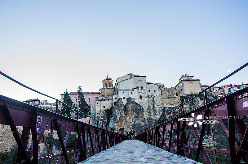 西班牙小镇昆卡图片素材