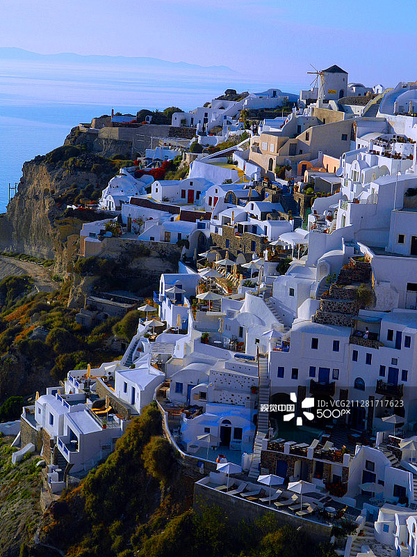 圣托里尼岛伊亚图片素材