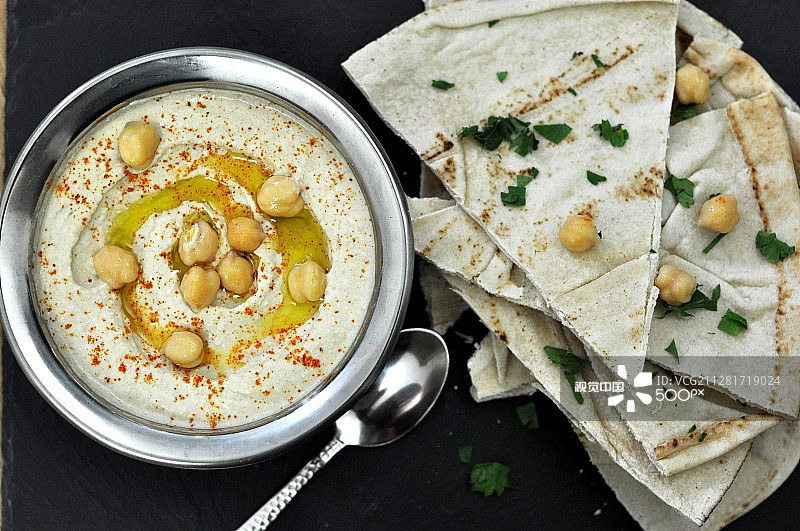 鹰嘴豆泥图片素材