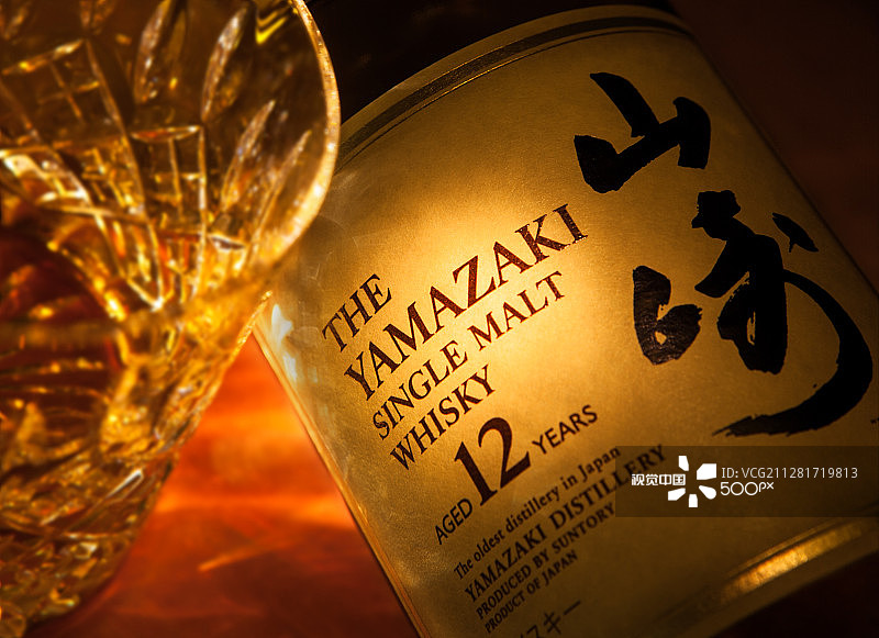 三得利山崎威士忌图片素材
