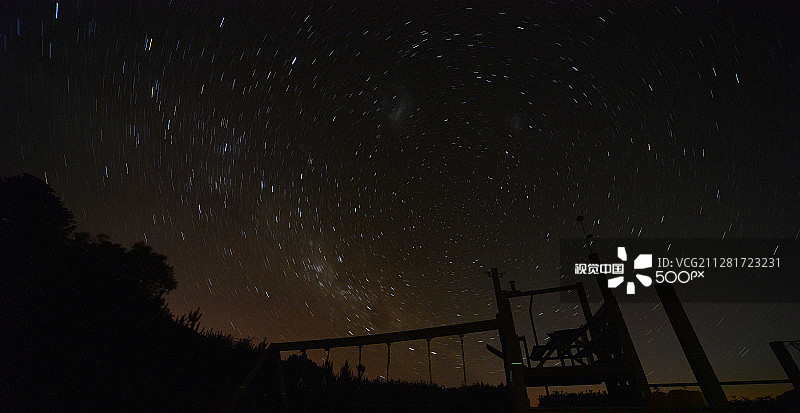 陶波夜景图片素材