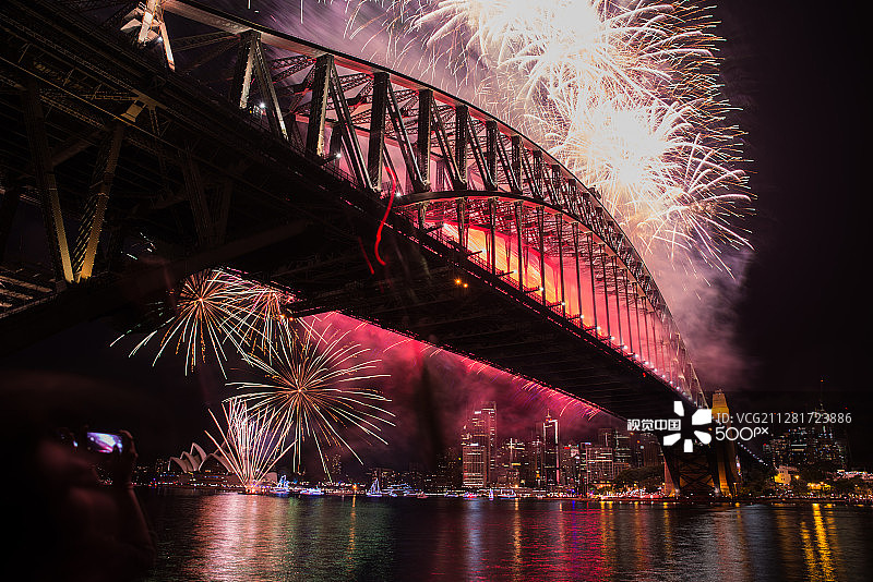 来自悉尼的新年祝福图片素材