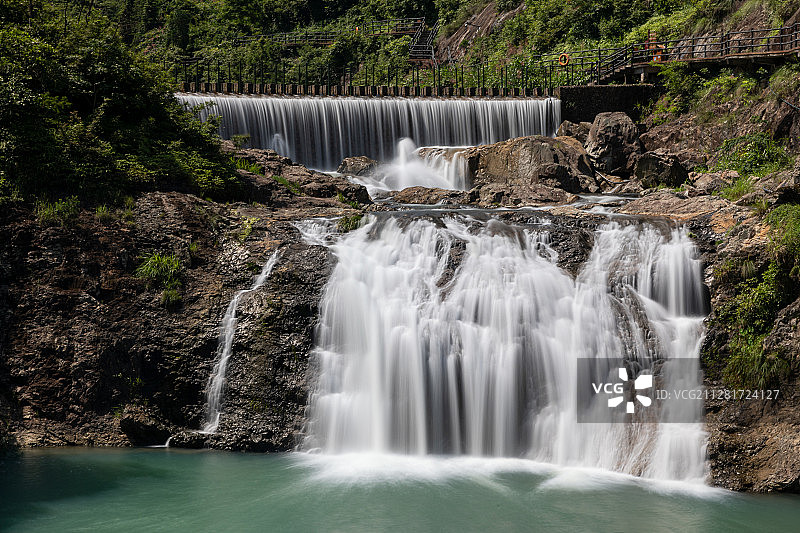 碗窑村瀑布图片素材