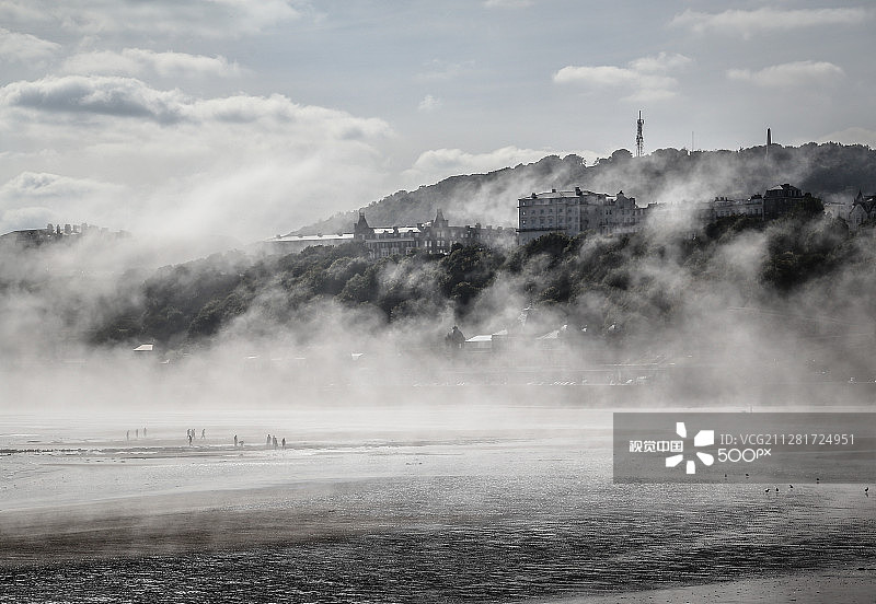 斯卡伯勒海雾图片素材